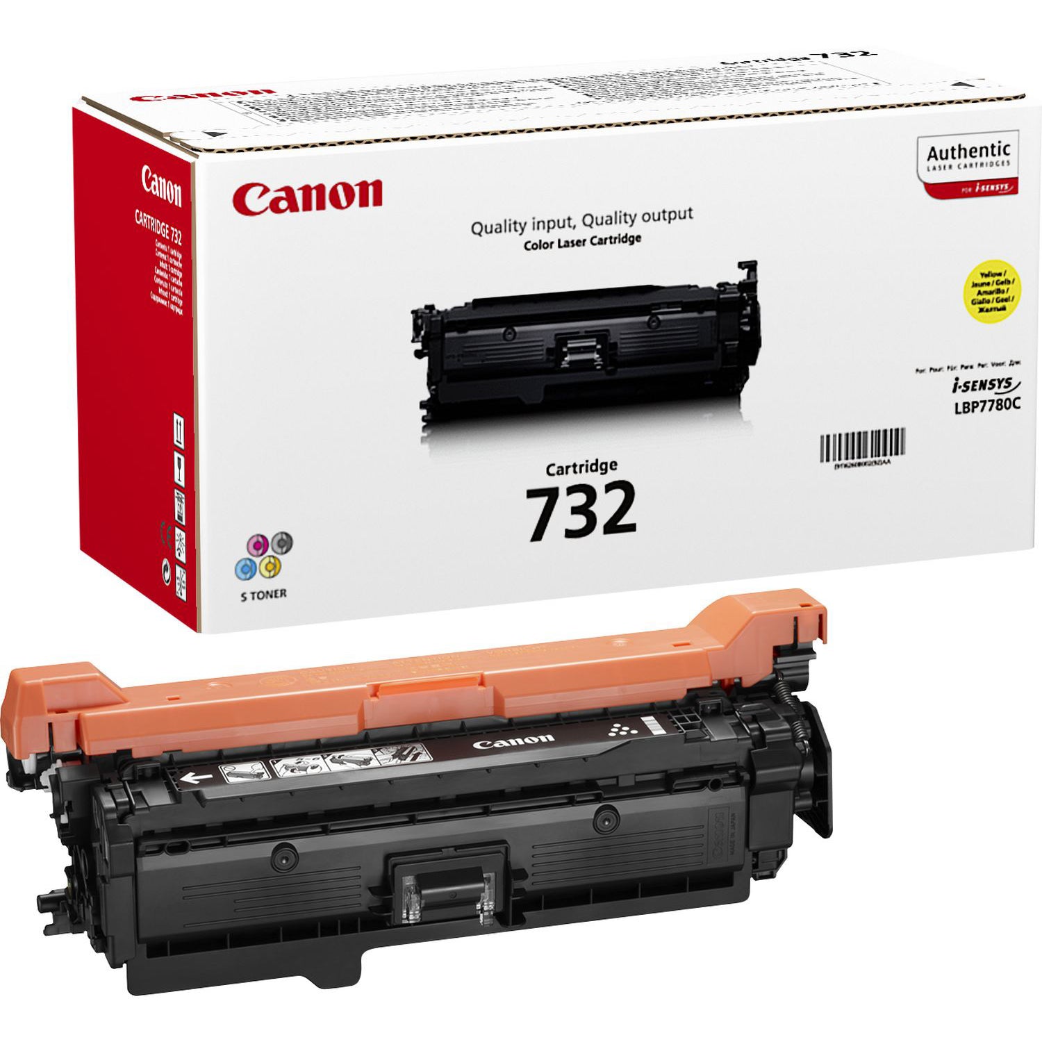 Cannon Toner 732 Yellow - Al Masam Stationery LLC Main image