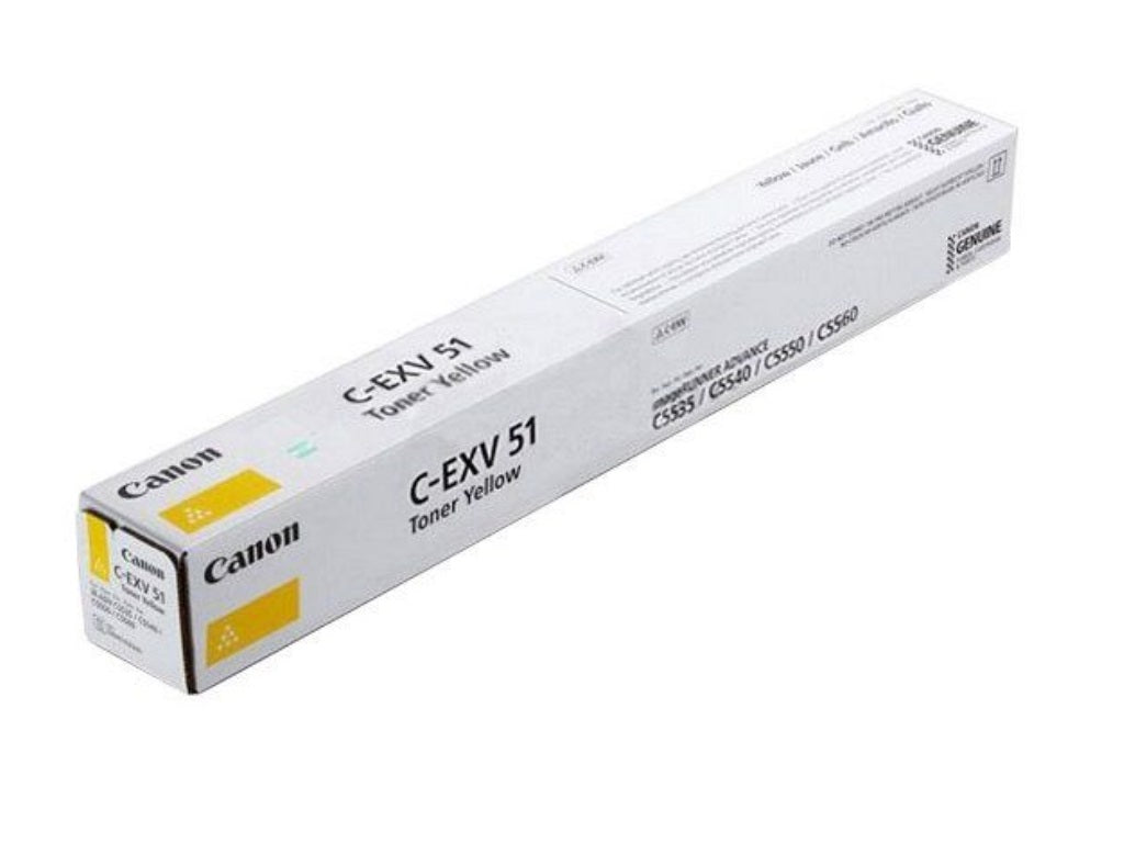 Canon C-EXV 51 Toner Yellow - Al Masam Stationery LLC Main image