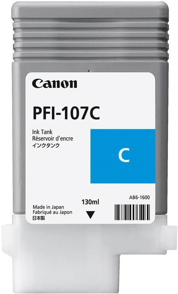 Canon Cartridge PFI 107 (IPF 770) Cyan - Al Masam Stationery LLC Main image