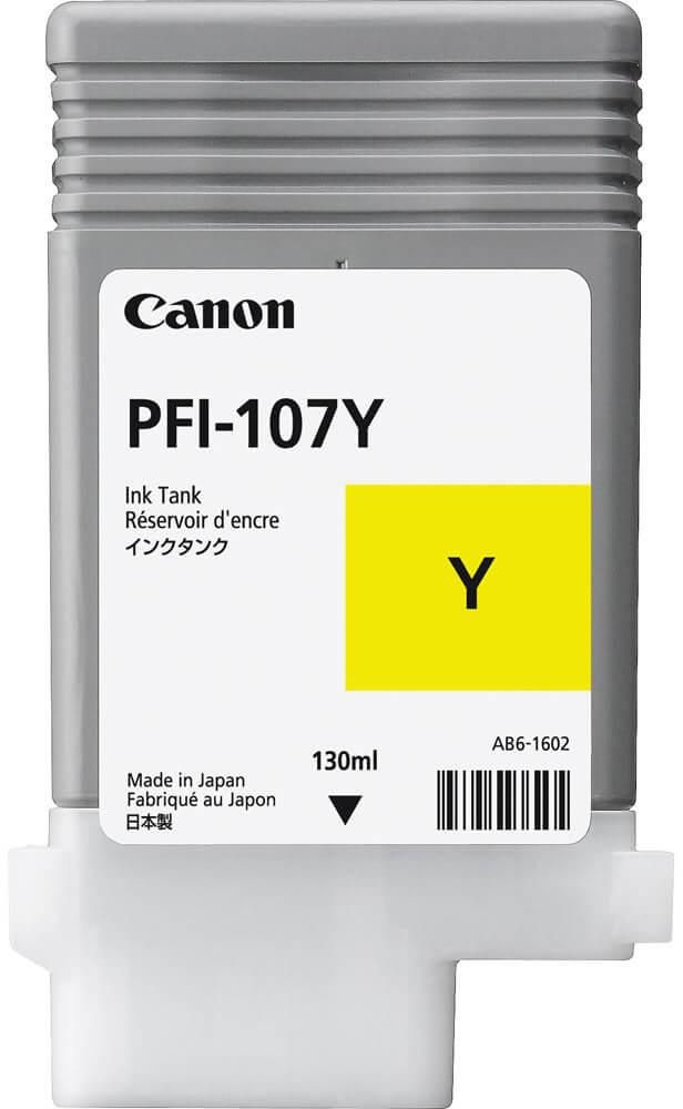 Canon Cartridge PFI 107 (IPF 770) Yellow - Al Masam Stationery LLC Main image