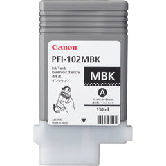 Cannon PFI-102MBK (Matte Blk Ink Cartridge) - Al Masam Stationery LLC