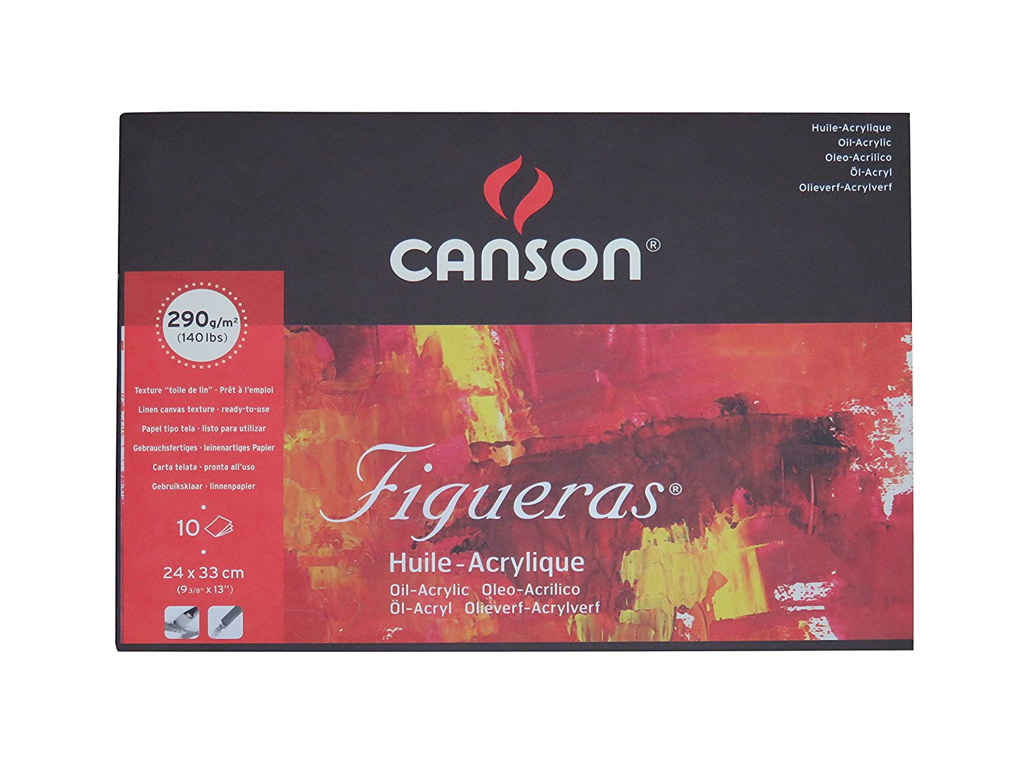 CANSON FIGURE OIL & ACRYLIC PAD 24X33 290 GSM 10 SHEETS Main image