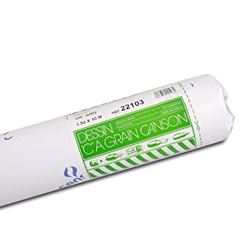 CANSON GRAPHIC ART PADS - C'A GRAIN PAPER ROLL 1.5 X 10 MT - 180 GSM - Al Masam Stationery LLC Main image