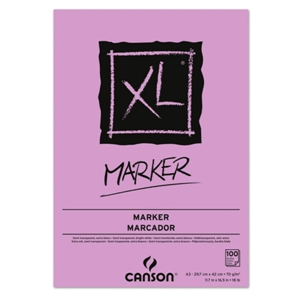 CANSON XL MARKER PAD A3 70 GSM - 100 SHEETS - Al Masam Stationery LLC Main image
