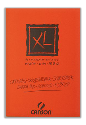 CANSON XL SKETCH PAD A4 90 GSM - 100 SHEETS - Al Masam Stationery LLC Main image