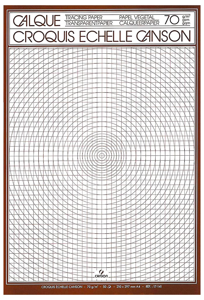 CANSON TRACING PAD A4 70 GSM - 50 SHEETS - Al Masam Stationery LLC