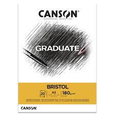 Canson Graduate Bristol Pad A5 180gsm 20 Sheet - Al Masam Stationery LLC Main image