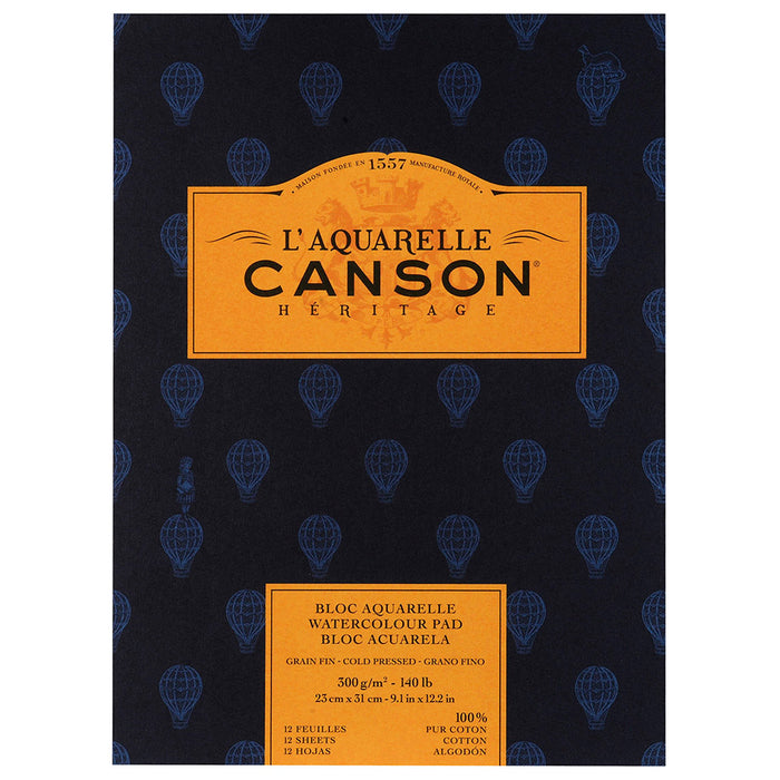 Canson Heritage Water Color Pad 56x76cm 300gsm Cold Pressed - Al Masam Stationery LLC