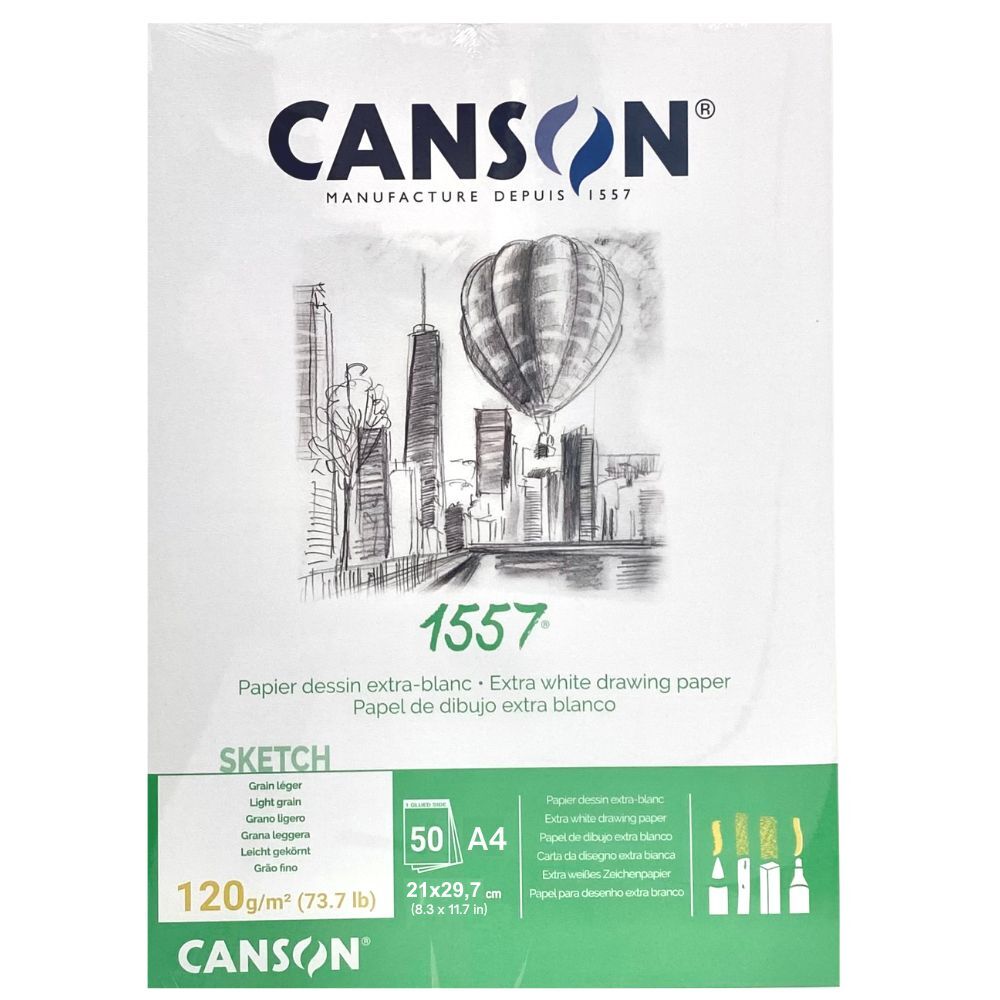 Canson Spiral Pad A4 120gsm - Al Masam Stationery LLC Main image