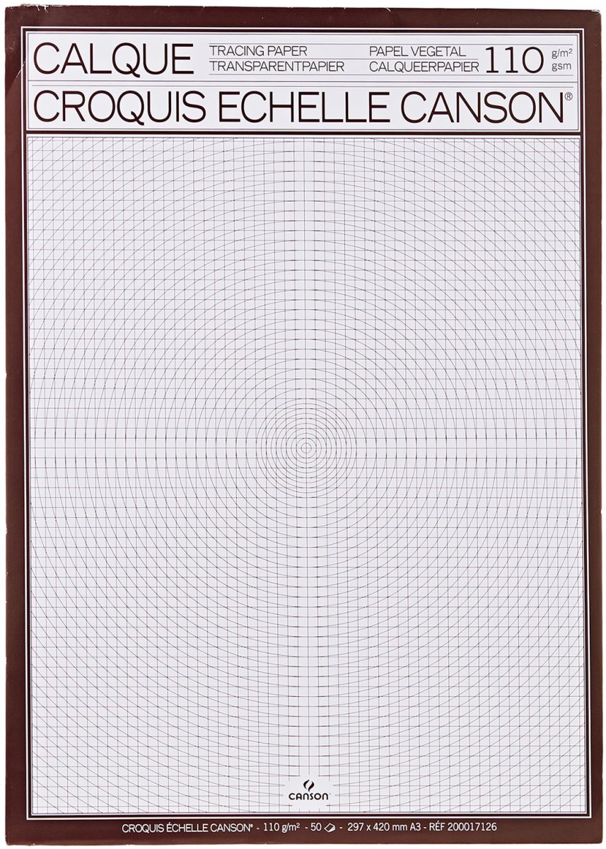 CANSON TRACING PAD A3 110 GSM - 50 SHEETS Main image