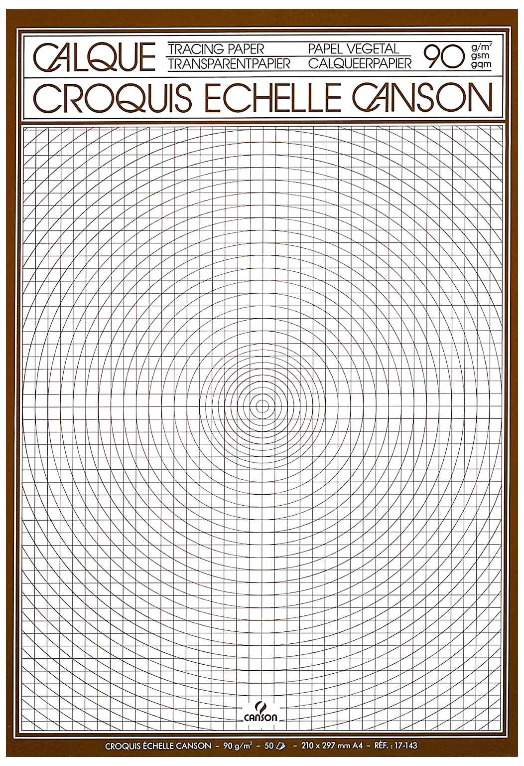 CANSON TRACING PAD A4 90 GSM- 50 SHEETS - Al Masam Stationery LLC Main image