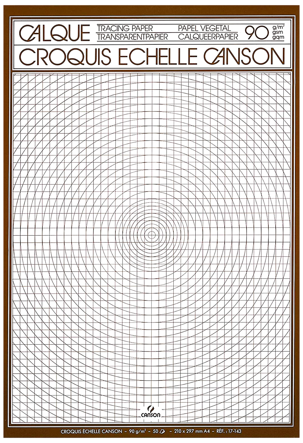 CANSON TRACING PAD A4 90 GSM- 50 SHEETS - Al Masam Stationery LLC
