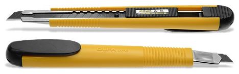 Olfa A-5 Standard One Way Auto Lock Cutter with Black Blade - Al Masam Stationery LLC