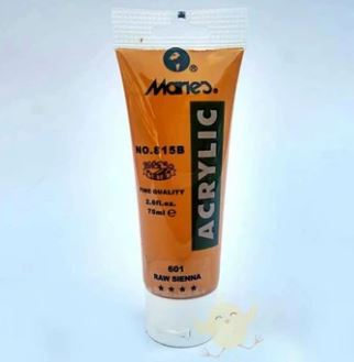 Marie's Fine ACRYLIC RAW SIENNA 75ml - Al Masam Stationery LLC