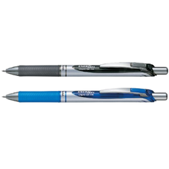 Pentel BL77 Energel Retractable Roller Pen 0.7mm Blue & Black - Al Masam Stationery LLC