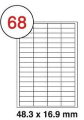 Formtec Label6800/48.5x16.9mm #68 - Al Masam Stationery LLC