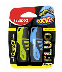 Maped Fluo Peps Highlighter Pocket YW+Asst - Al Masam Stationery LLC