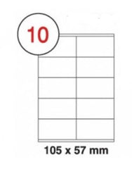 Formtec Label1000/105x57mm #10 - Al Masam Stationery LLC