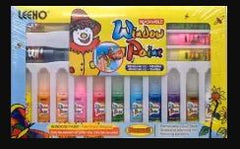 Leeho Window Paint 20ml Set of 14 Colors - Al Masam Stationery LLC