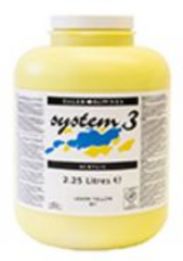 System 3 Acrylic Paint PROCESS YELLOW 2.25L - Al Masam Stationery LLC