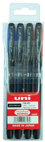 Uniball Jetstream  SX101 Roller Pen 1.0mm Asst Color - Al Masam Stationery LLC