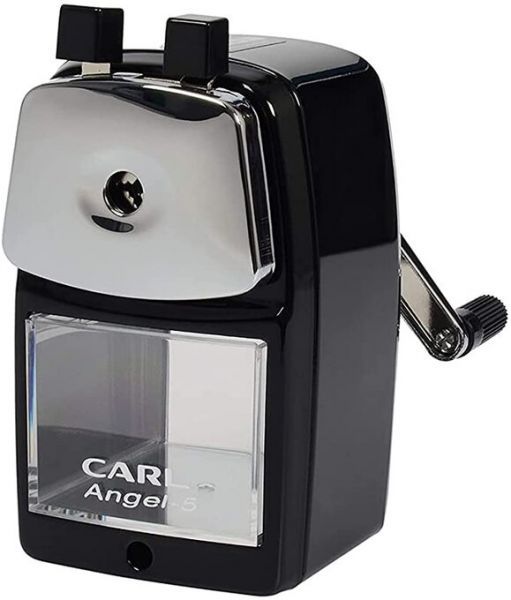Carl Pencil Sharpener Angel Black - Al Masam Stationery LLC Main image