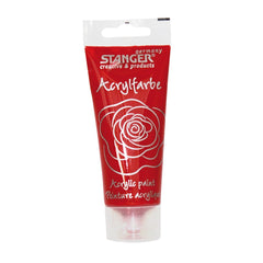 STANGER Acrylic paints, 75 ml CARMINE RED - Al Masam Stationery LLC