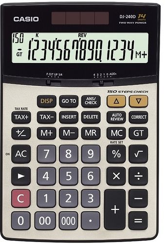 Calculator Casio DJ-240 (14 Digit) Main image