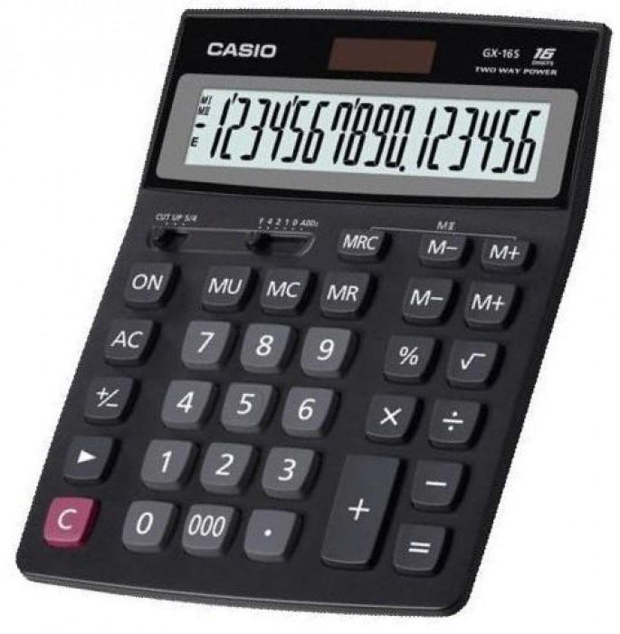 Calculator Casio GX 16b Main image