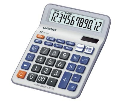 Casio Calculator Model : DC-12M Main image