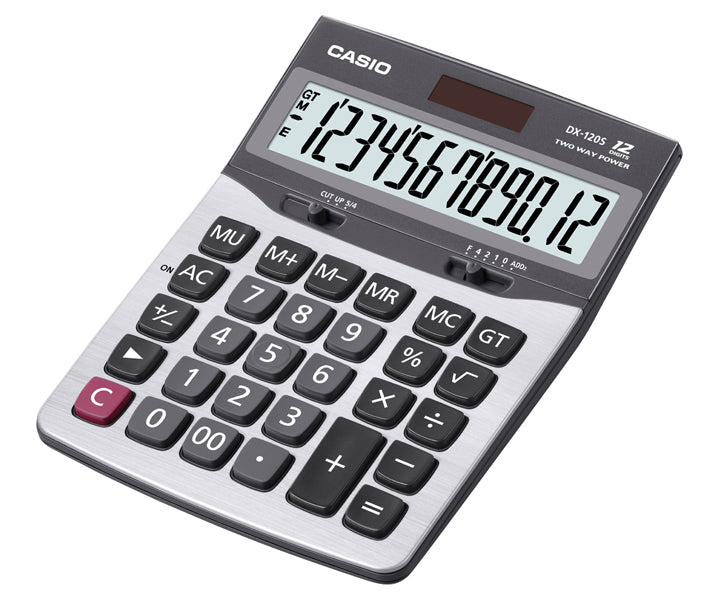 Casio Calculator , Model - DX120 - Al Masam Stationery LLC Main image