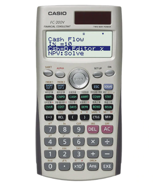 Casio Calculator Model : FC200VCasio Calculator Model : FC200V Main image