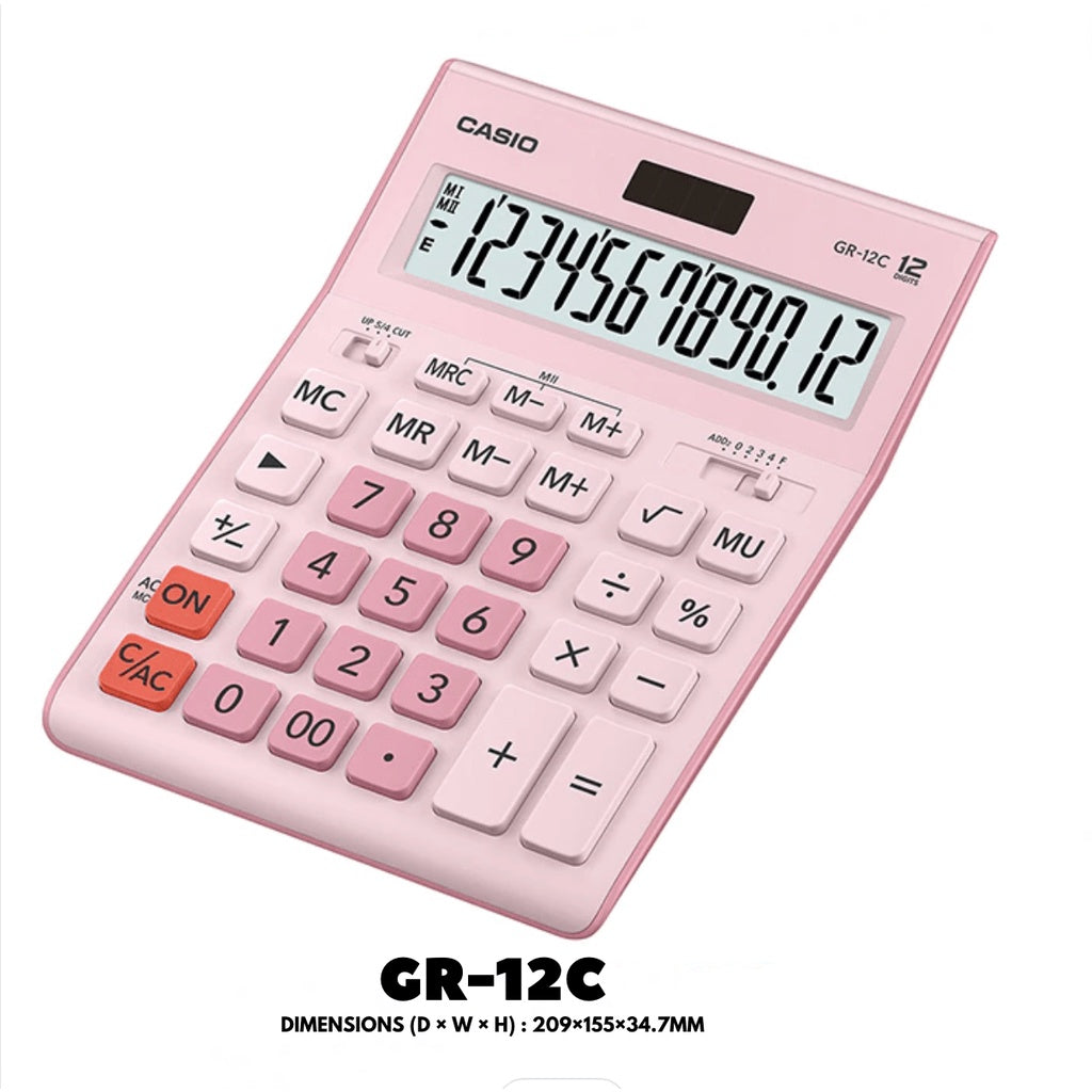 Casio Calculator , Model - GR12C - Al Masam Stationery LLC Main image