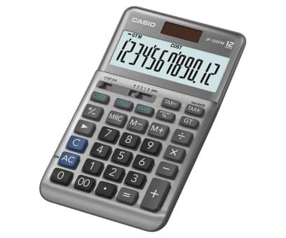 Casio Calculator , Model - JF120FM - Al Masam Stationery LLC Main image