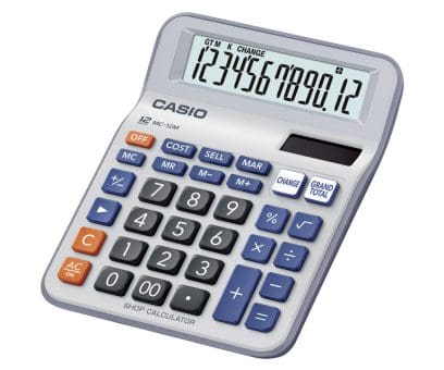 Casio Calculator Model : MC-12M - Al Masam Stationery LLC Main image