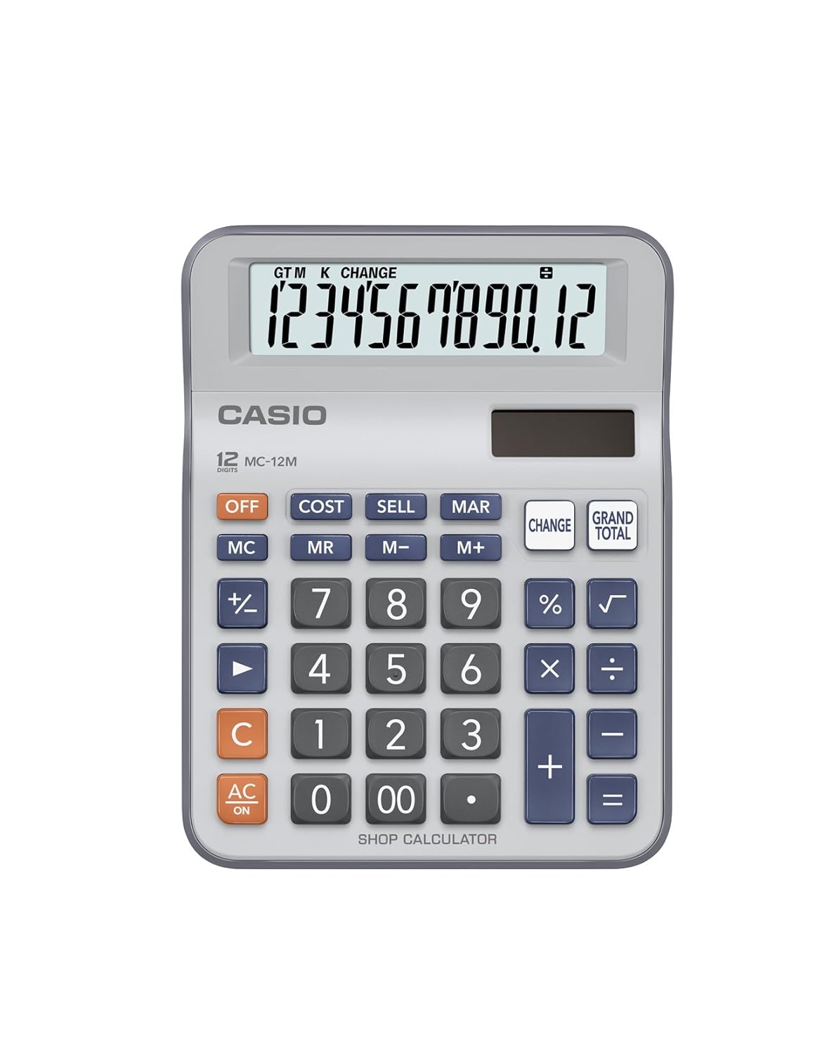 Casio Calculator , Model - MC12M - Al Masam Stationery LLC Main image