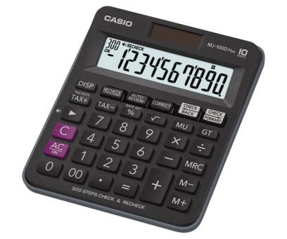 Casio Calculator , Model - MJ100+ - Al Masam Stationery LLC