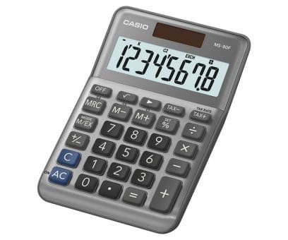 Casio Calculator , Model - MS80F - Al Masam Stationery LLC Main image
