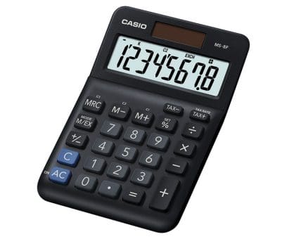 Casio Calculator Model : MS8F - Al Masam Stationery LLC Main image