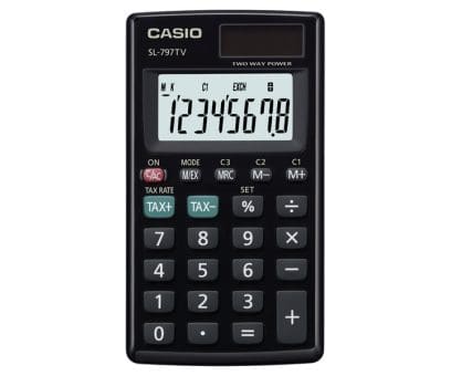Casio Calculator Model : SL797TV - Al Masam Stationery LLC Main image