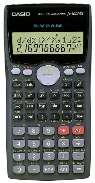 Scientific Calculator Casio FX 100MS - Al Masam Stationery LLC Main image