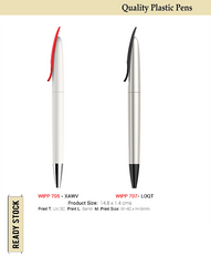 AMS-WIPP 707 - LOQT Plastic Pen - Silver - Al Masam Stationery LLC