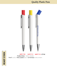 AMS-WIPP-709-RED-OTYM (Plastic pen) - Al Masam Stationery LLC