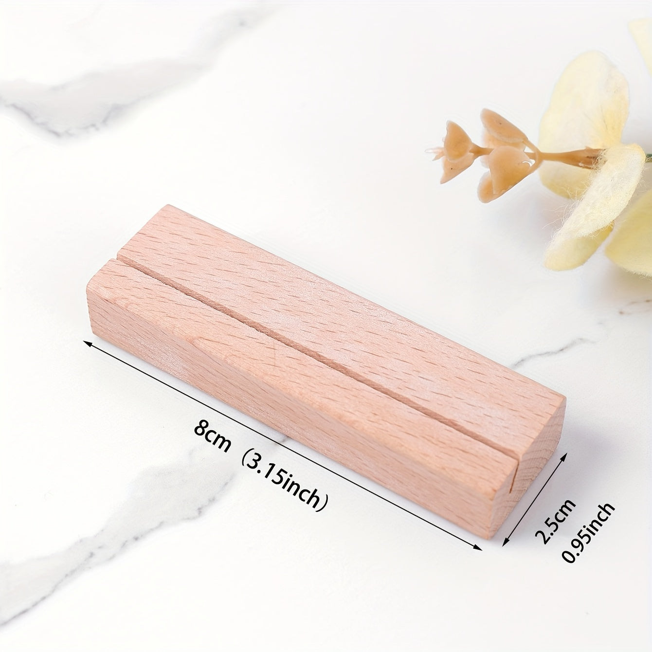 ELMAS 5pcs Wooden Photo & Card Holders Tabletop Display - Al Masam Stationery LLC