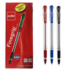 Pen Cello Fine-grip - Black - Al Masam Stationery LLC