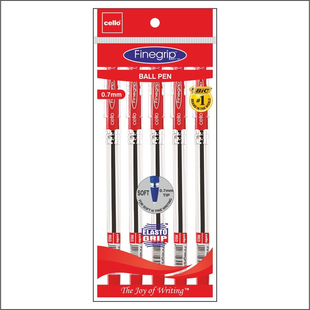 Cello Finegrip 0.7mm Red