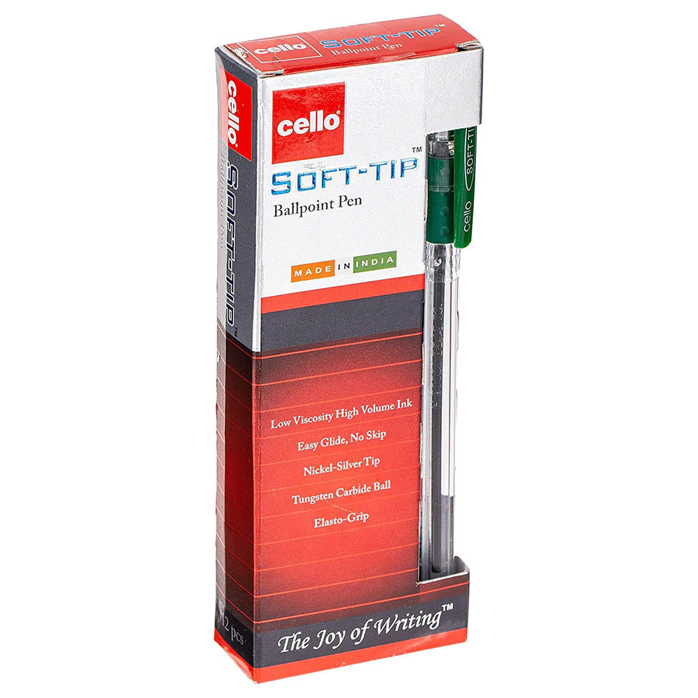 Cello Soft tip 0.7mm Green 12pcs Box Main image