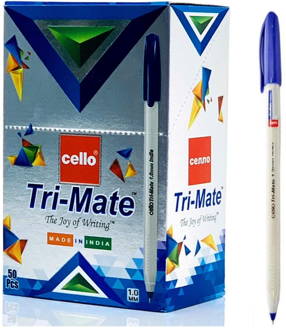Cello Trimate 1.0mm Blue - (Pack of 50) Secondary image