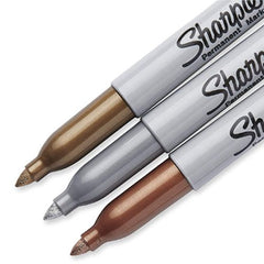 Sharpie Permanent Marker Metallic Multicolor 3 Pieces - Al Masam Stationery LLC