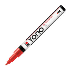 Marabu Yono Marker, Cherry 125, 0.5-1.5 Mm - MRU 12400101125 - Al Masam Stationery LLC